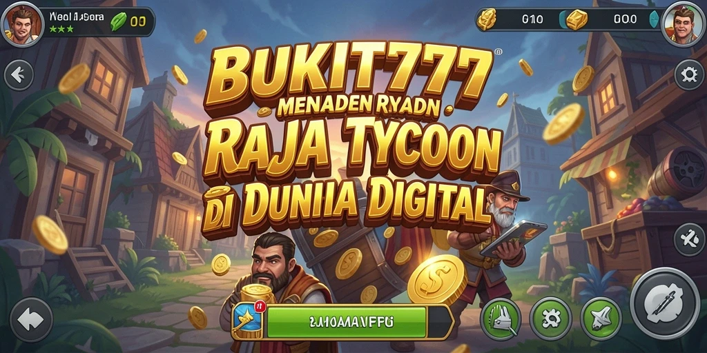 Tampilan gameplay menarik dari BUKIT777 dengan elemen Tycoon yang mendebarkan.