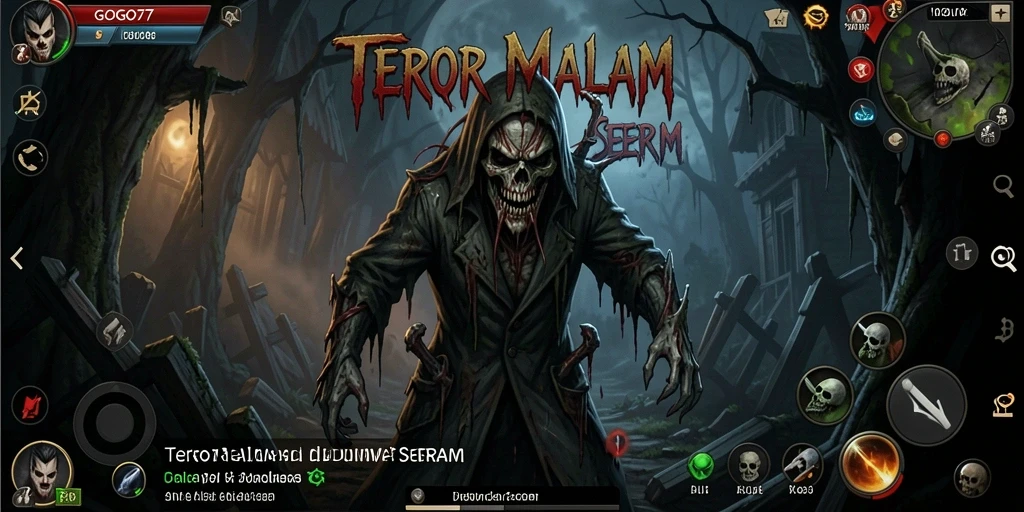 Tampilan gameplay mencekam di dunia GOGO77.