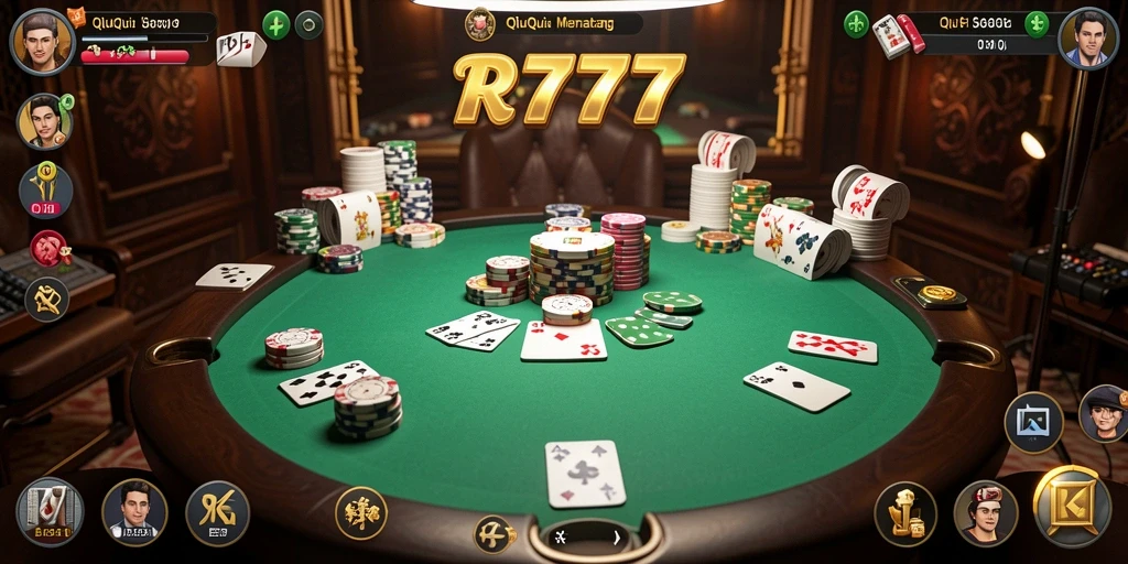 Gameplay RR777 yang menegangkan dan menarik.