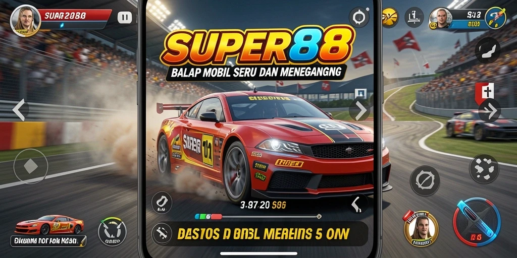 Gameplay menegangkan dengan balapan mobil dan grafis menawan.