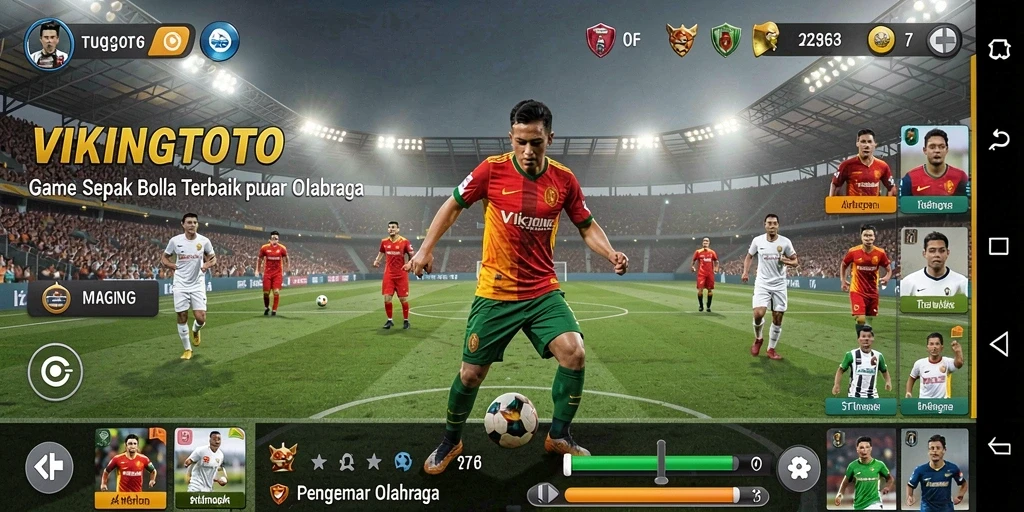 Tampilan menarik dari gameplay VIKINGTOTO yang mendebarkan.