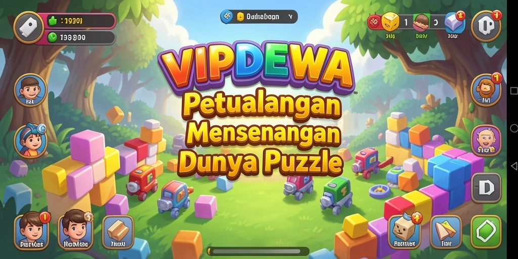 Tampilan gameplay puzzle yang seru dan menantang di VIPDEWA.