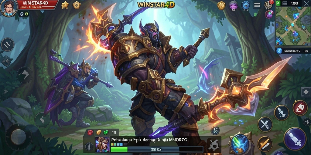 Gameplay seru di WINSTAR4D dengan petualangan epik.